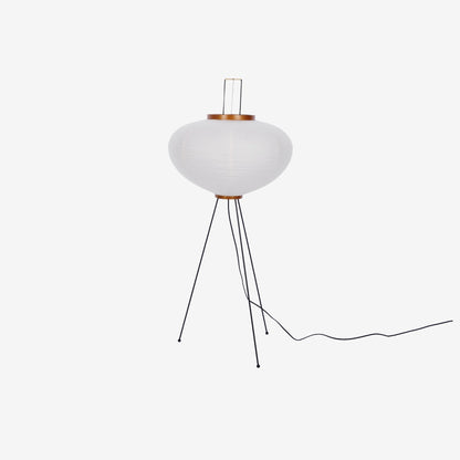 Lampa podłogowa papier ryżowy E27 stojąca metalowa do salonu i sypialni