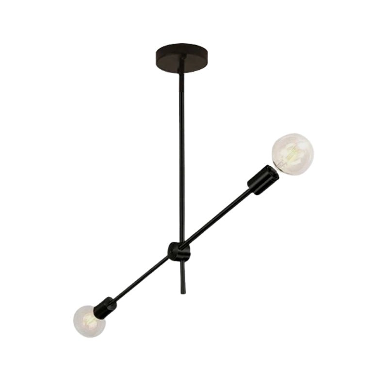 Żyrandol Sputnik E27 w stylu mid-century z metalu i aluminium do salonu i biura