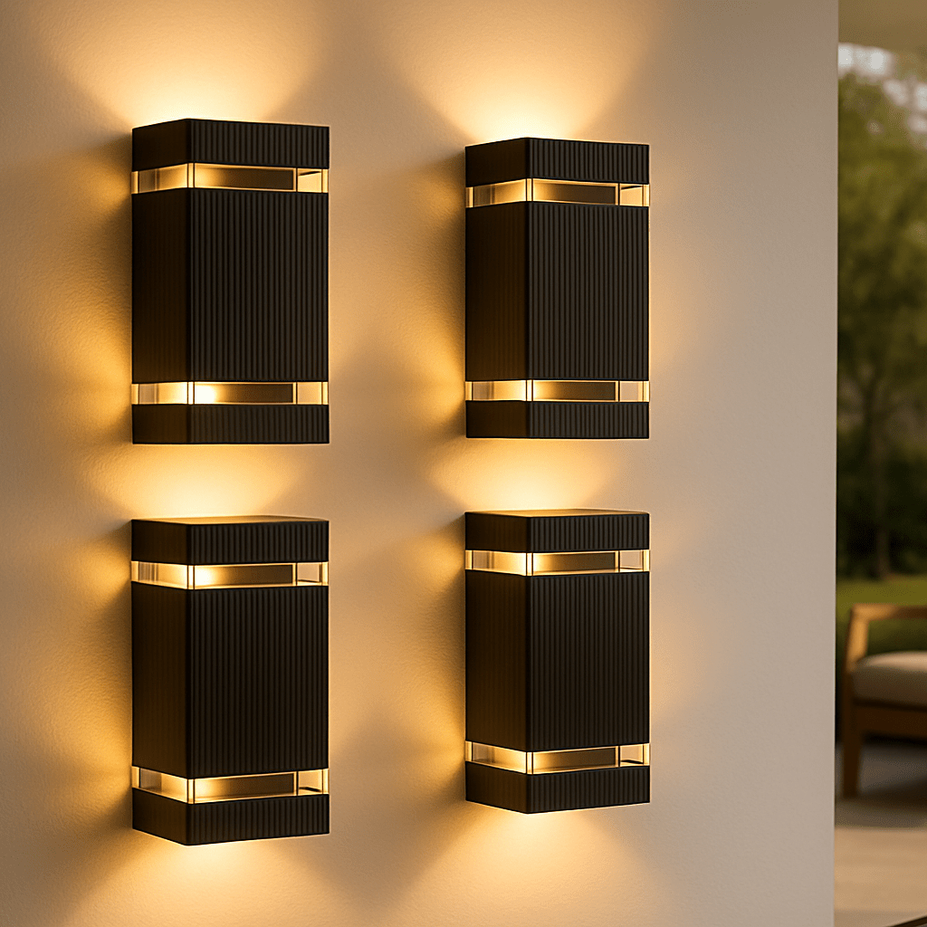 Lampa Ścienna LED Zewnętrzna Up Down do Oświetlenia Elewacji i Fasady Budynku