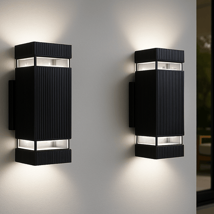 Lampa Ścienna LED Zewnętrzna Up Down do Oświetlenia Elewacji i Fasady Budynku