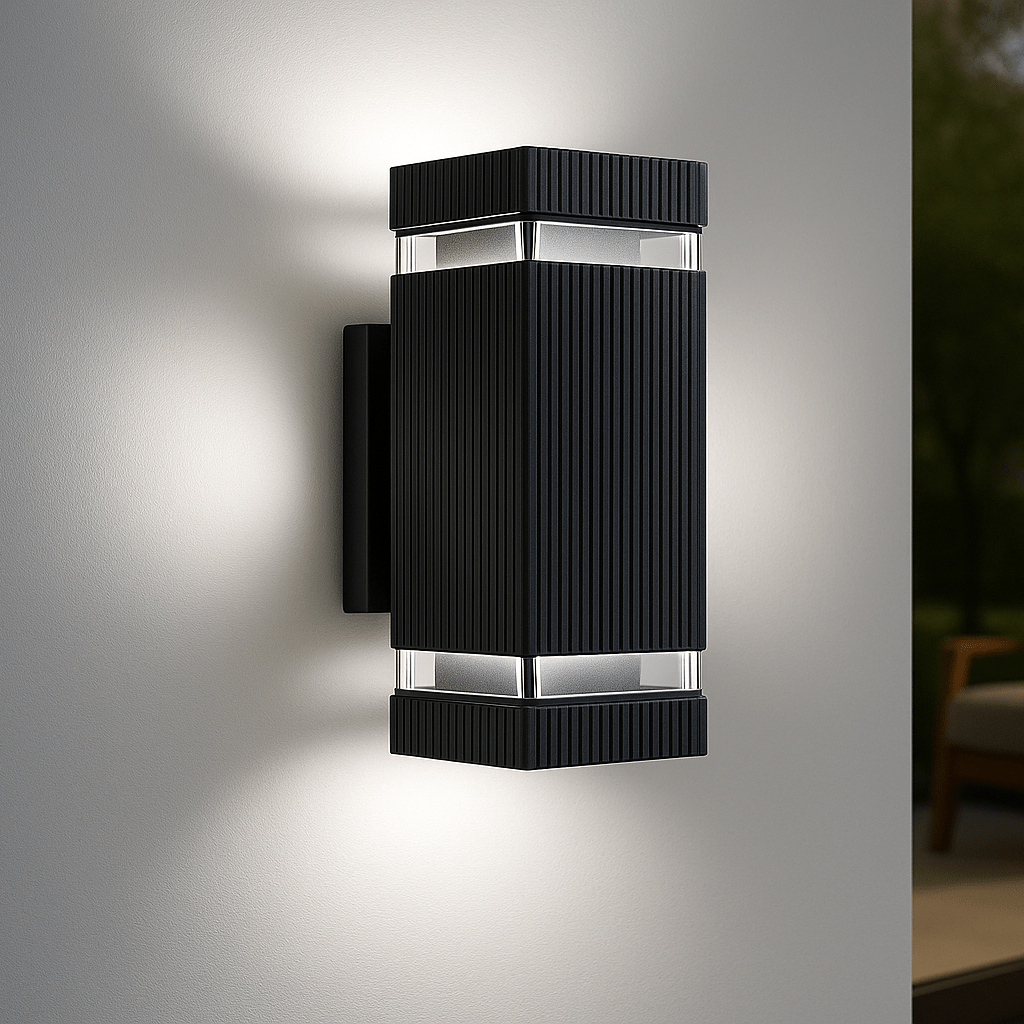 Lampa Ścienna LED Zewnętrzna Up Down do Oświetlenia Elewacji i Fasady Budynku