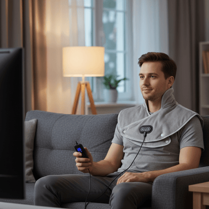 Urządzenie do Masażu Szyi z Funkcją Ogrzewania i Wibracji USB do Codziennego Użytku