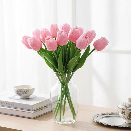 Tulipes artificielles, lot de 10 pièces