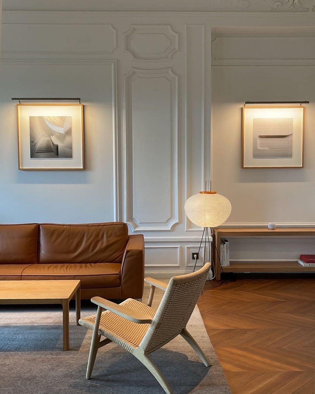Lampa podłogowa papier ryżowy E27 stojąca metalowa do salonu i sypialni