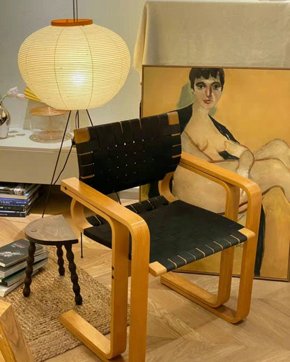 Lampa podłogowa papier ryżowy E27 stojąca metalowa do salonu i sypialni