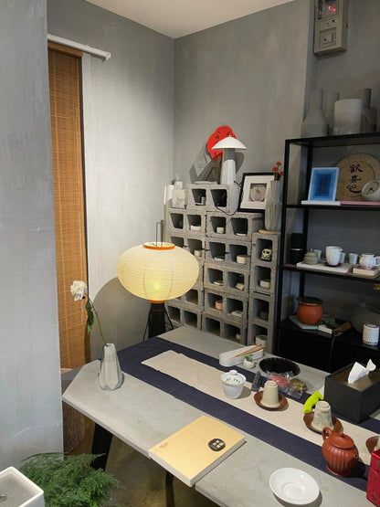 Lampa podłogowa papier ryżowy E27 stojąca metalowa do salonu i sypialni