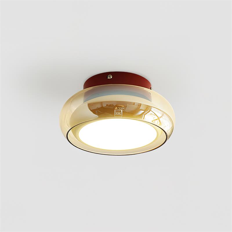 Szklana lampa sufitowa