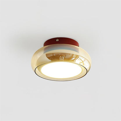 Szklana lampa sufitowa