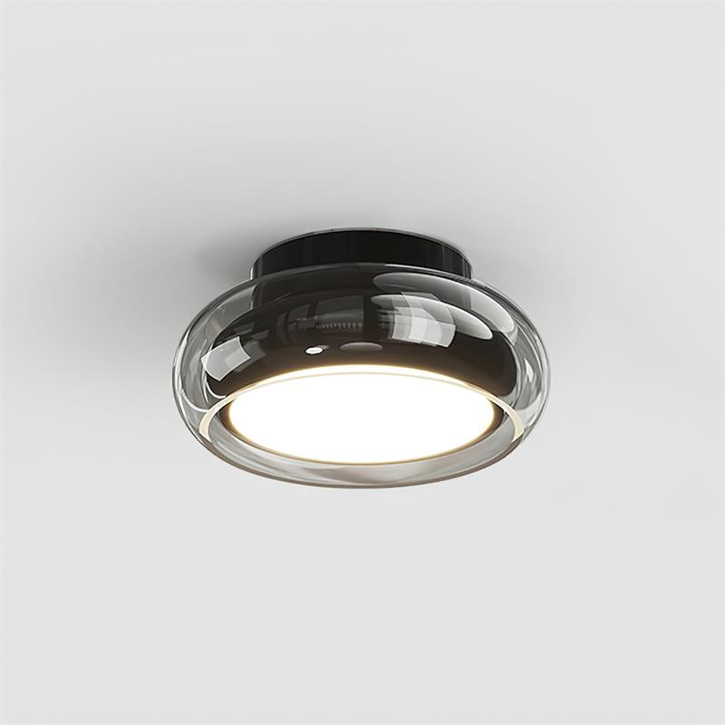 Szklana lampa sufitowa