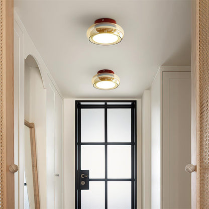 Szklana lampa sufitowa