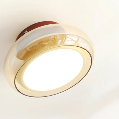Szklana lampa sufitowa