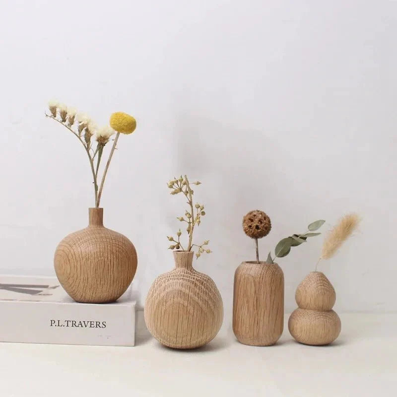 Wooden floral decoration