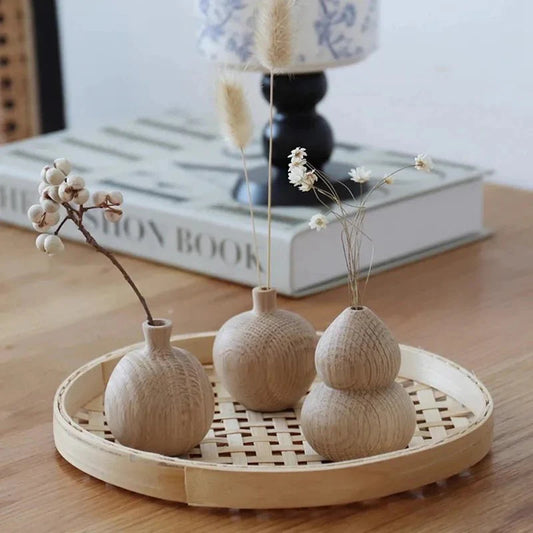 Wooden floral decoration