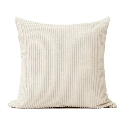 Housse de coussin en velours côtelé pour le salon