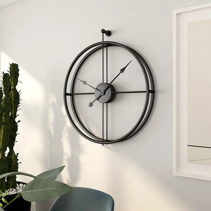 Large silent wall clock