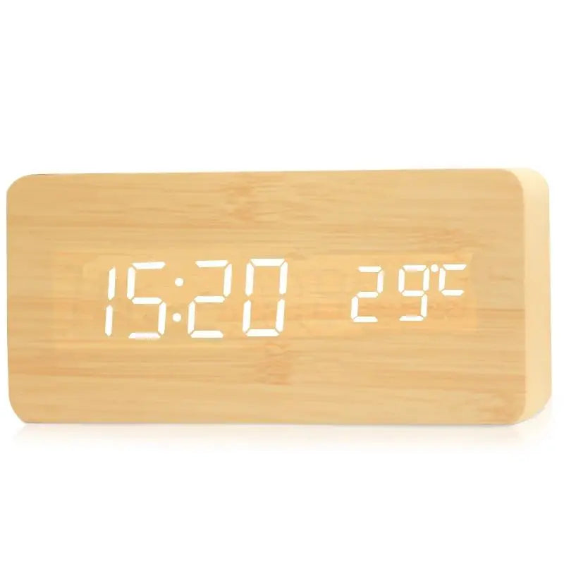Budzik LED z 3 alarmami i temperaturą