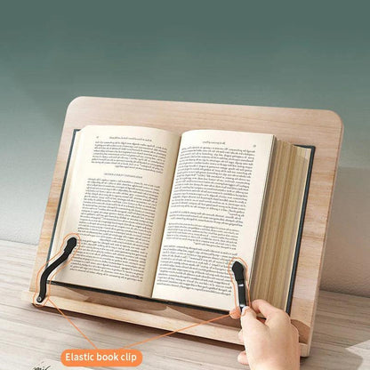 Support en bois pour livres et tablette