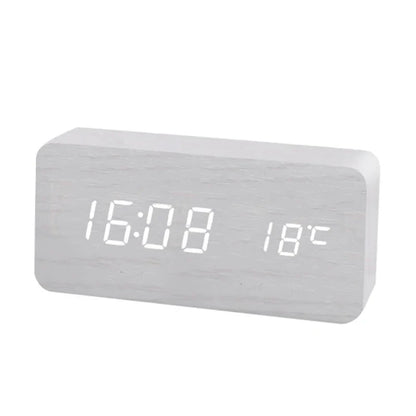 Budzik LED z 3 alarmami i temperaturą