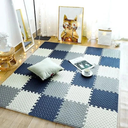 Modułowa Mata Piankowa dla Dzieci 120 × 90 cm z 12 Elementami