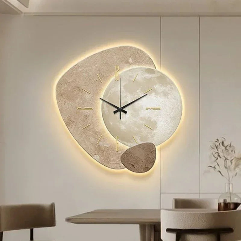 Wall clock with LED backlight