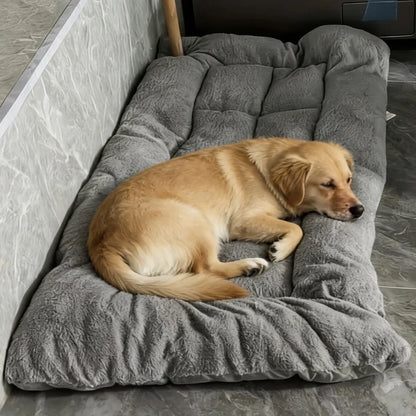 Miękka Mata dla Psa z Grubego Pluszu do Odpoczynku i Codziennego Użytku 120 × 60 cm