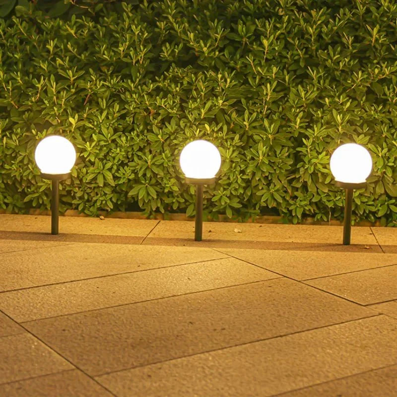 Okrągła Solarna Lampa LED do Ogrodu z Automatycznym Czujnikiem Zmierzchu