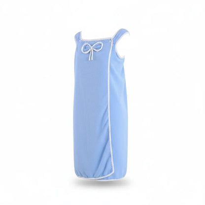 Towel dress with adjustable straps