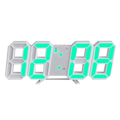 Zegar LED 3D ścienny lub stołowy
