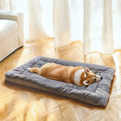 Miękka Mata dla Psa z Grubego Pluszu do Odpoczynku i Codziennego Użytku 120 × 60 cm