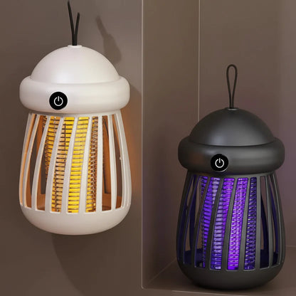 Lampa UV na Komary z Siatką Elektryczną 3000V i Ładowaniem USB
