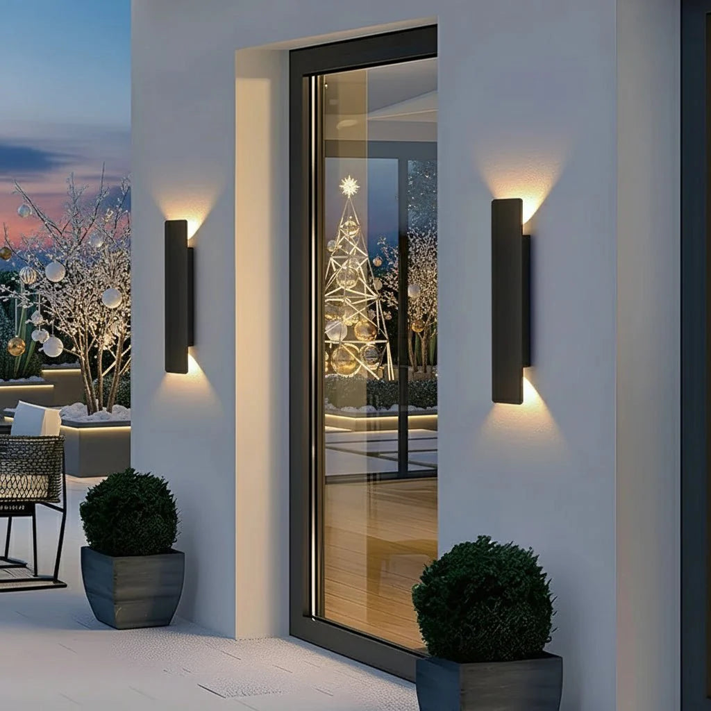 Lampa Ścienna LED 18W z Aluminiową Obudową do Zastosowań Zewnętrznych