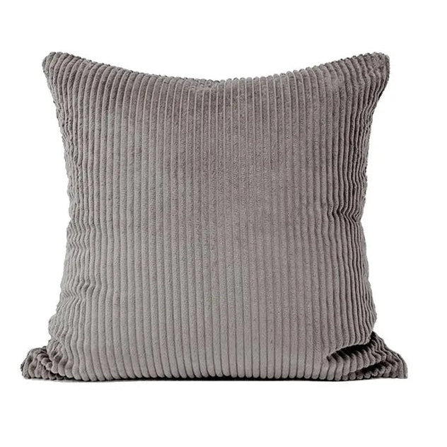 Housse de coussin en velours côtelé pour le salon