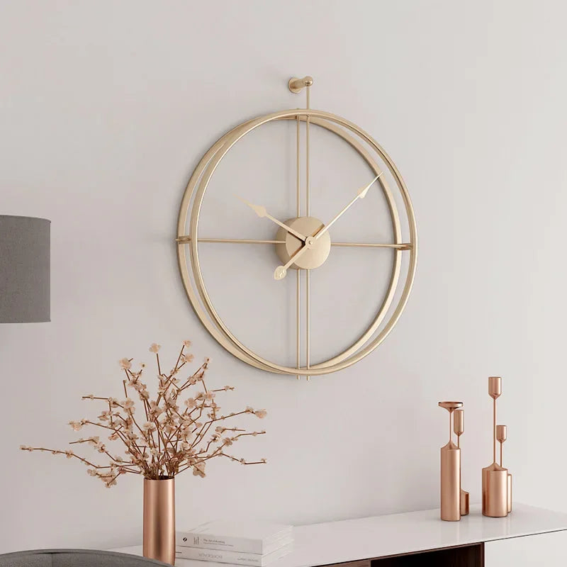 Large silent wall clock