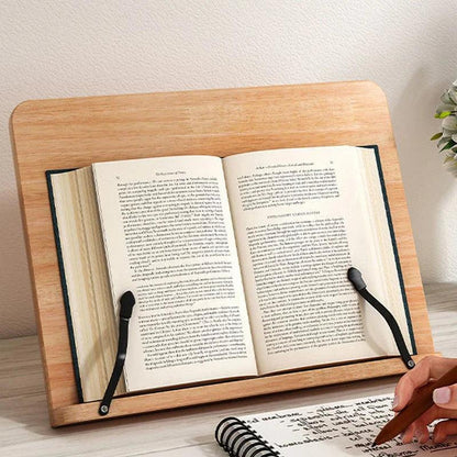 Support en bois pour livres et tablette