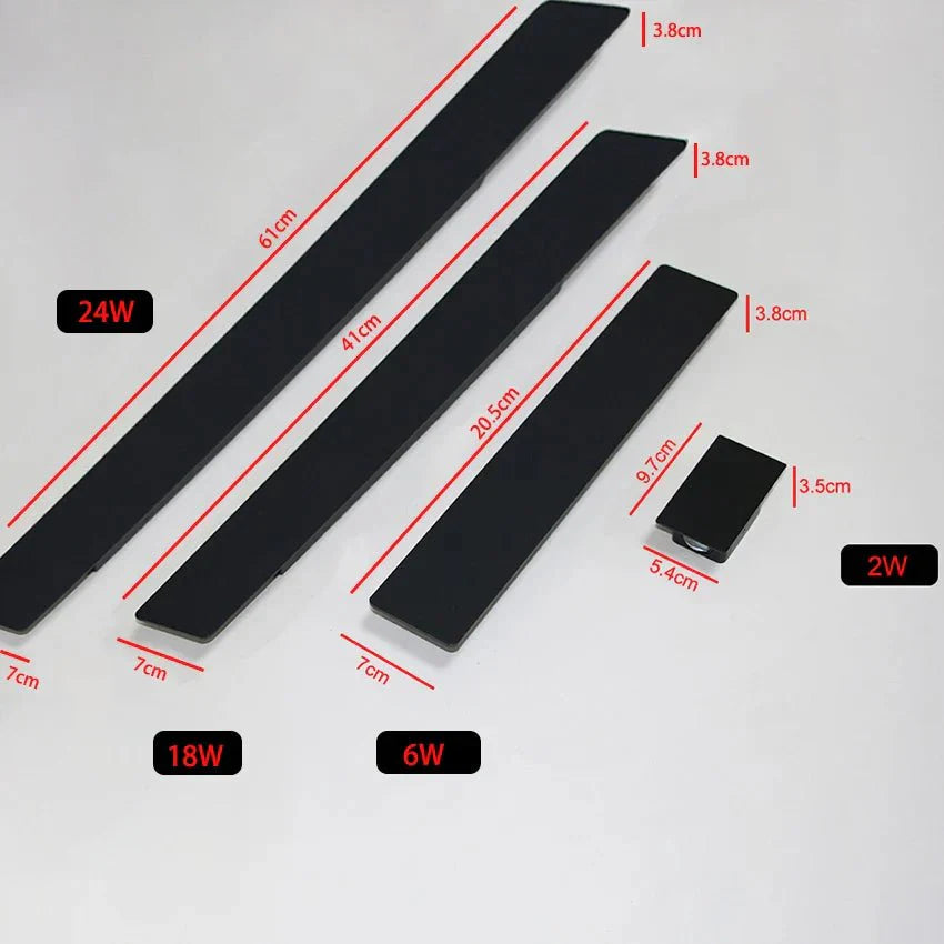 Kinkiet zewnętrzny LED IP65 aluminiowy do montażu ściennego przy wejściach i elewacjach