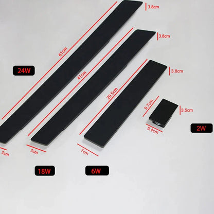 Kinkiet zewnętrzny LED IP65 aluminiowy do montażu ściennego przy wejściach i elewacjach