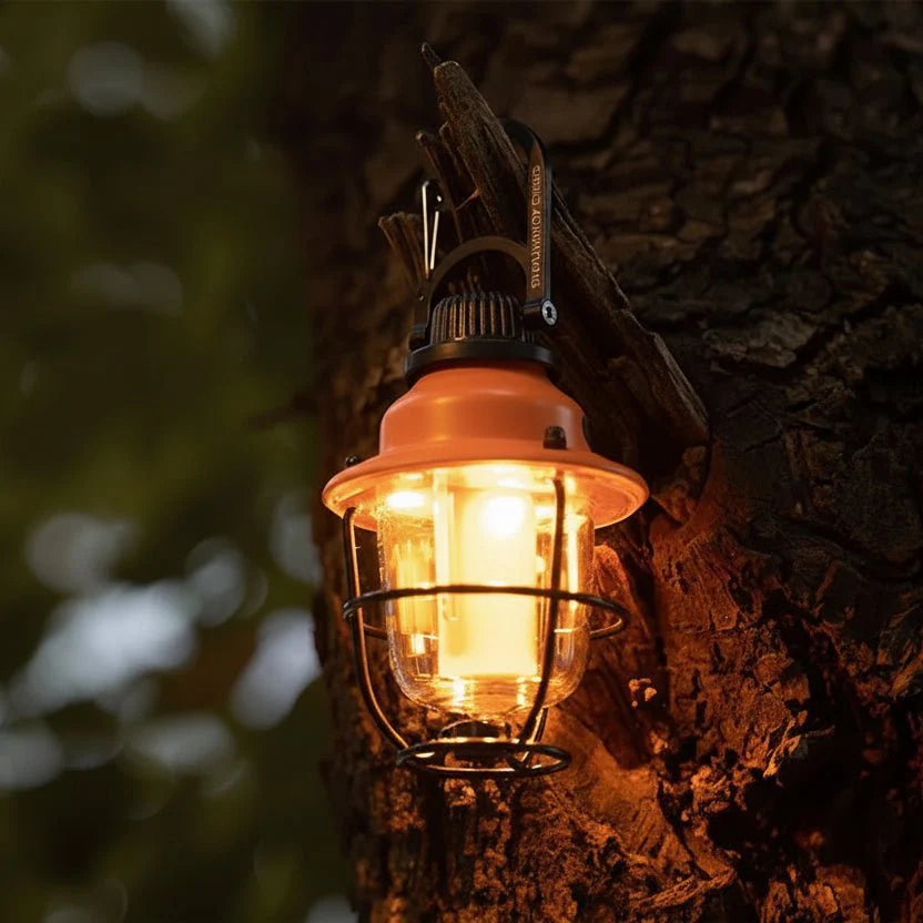Przenośna Lampa LED do Użytku Zewnętrznego z Mechanizmem Mocowania