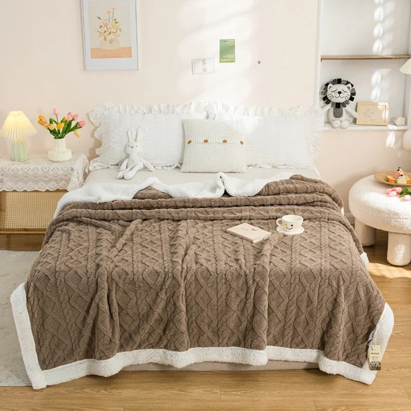 Koc sherpa z wzorem geometrycznym