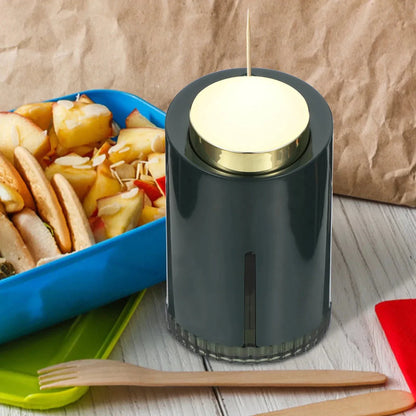 Compact toothpick holder