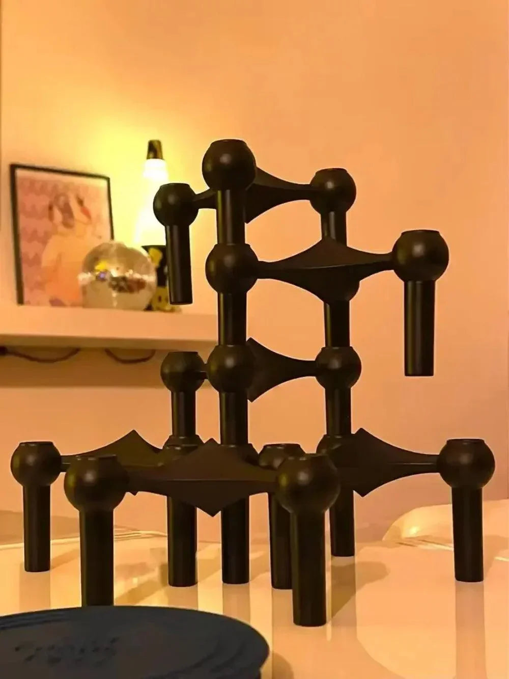 Świecznik modułowy metalowy