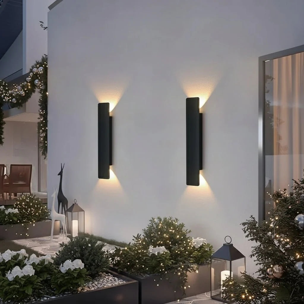 Lampa Ścienna LED 18W z Aluminiową Obudową do Zastosowań Zewnętrznych