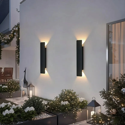 Lampa Ścienna LED 18W z Aluminiową Obudową do Zastosowań Zewnętrznych