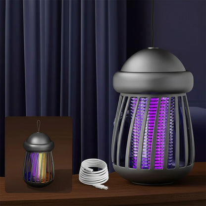 Lampa UV na Komary z Siatką Elektryczną 3000V i Ładowaniem USB