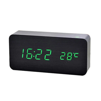 Budzik LED z 3 alarmami i temperaturą