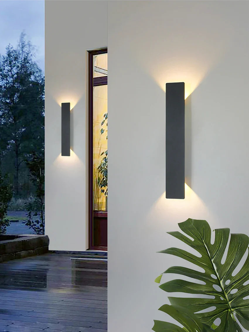 Kinkiet zewnętrzny LED IP65 aluminiowy do montażu ściennego przy wejściach i elewacjach