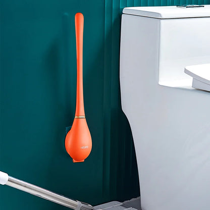Silikonowa szczotka do WC z uchwytem