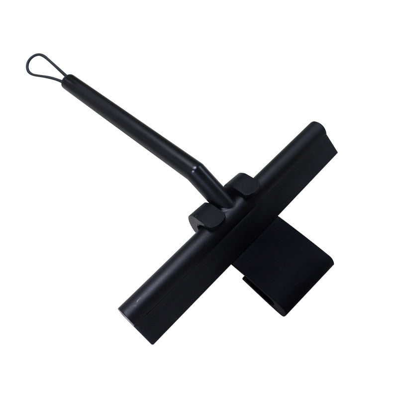 Shower squeegee with holder
