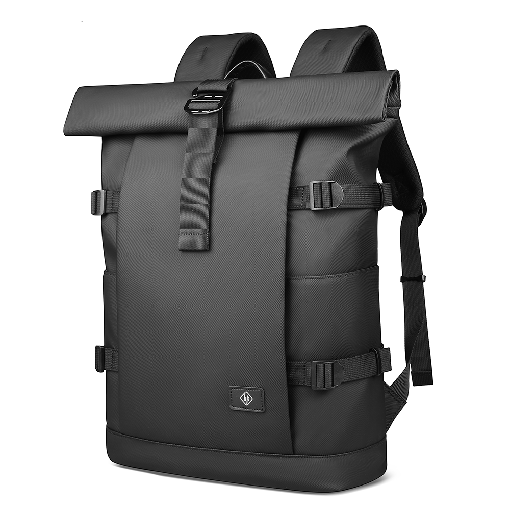 Plecak Podróżny Rolltop z Przegrodą na Laptopa 17 Cali i Rozszerzaną Pojemnością