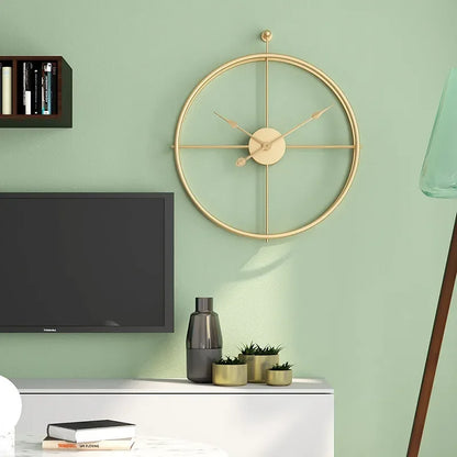 Large silent wall clock