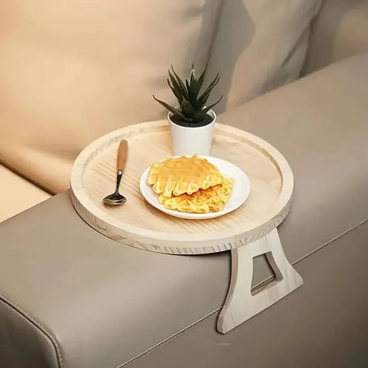 Tray for a sofa armrest